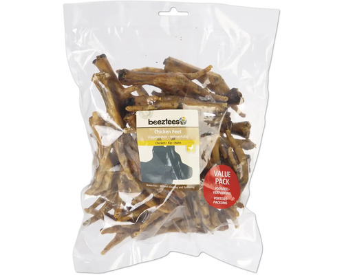 Sachet de pieds de poulet Beetztees pour chiens