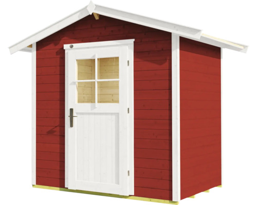 Abri de jardin en bois avec porte et toit