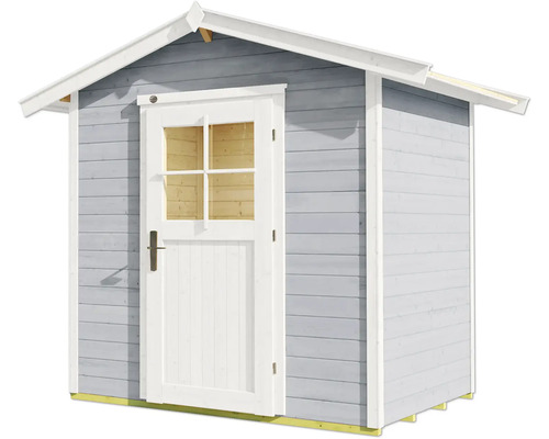 Abri de jardin en bois avec porte et fenêtres