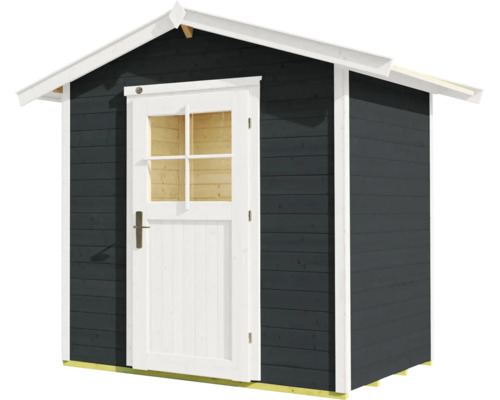 Abri de jardin en bois avec porte et fenêtres