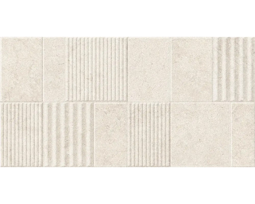 Feinsteinzeug Dekorfliese Limestone natural BxLxS 32x62.5x0.9 cm