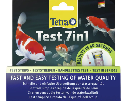 Tetra Pond Test 7in1 zur schnellen und einfachen Wasserqualitätsprüfung