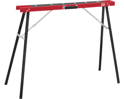 Chevalet de travail en acier avec poignée de transport