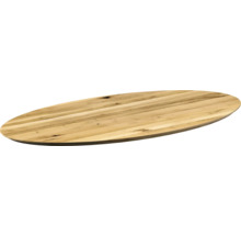 Ovale Tischplatte aus Holz