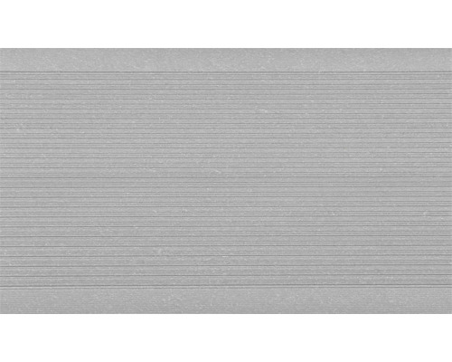 Carreau mural gris avec motif de lignes horizontales