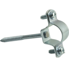 Rohrschelle mit Schraube zur Befestigung