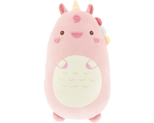 Peluche licorne rose