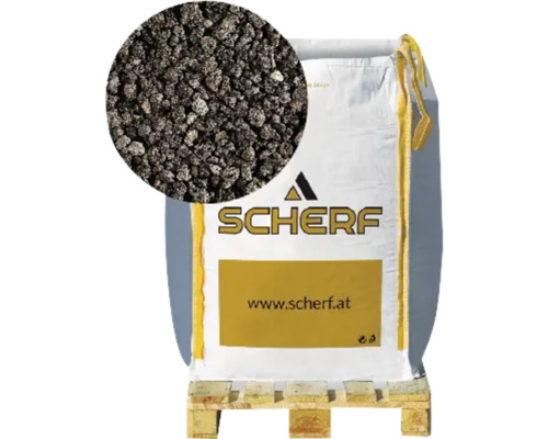 Lavamulch anthrazit 8-25 mm 800 kg Sack mit Substrat Lava