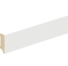 Plinthe en bois, blanche
