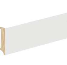 Sockelleiste aus Holz, lackiert