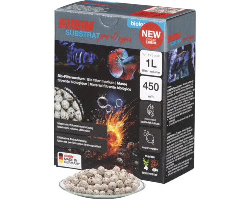 EHEIM Substrat Pro plus Oxygen milieu filtrant dans sa boîte