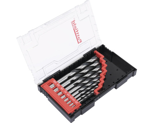 Bohrer Set in geöffneter Kunststoffbox