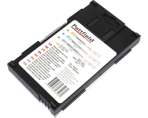 Pattfield Jeu de lames de scie sabre, 12 pièces pour bois et métal dans une boîte de rangement