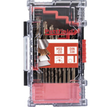 Pattfield HSS-CO Bohrerset in transparenter Aufbewahrungsbox