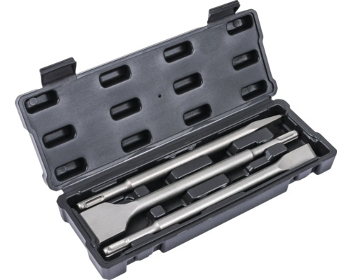 Jeu de burins dans une valise noire