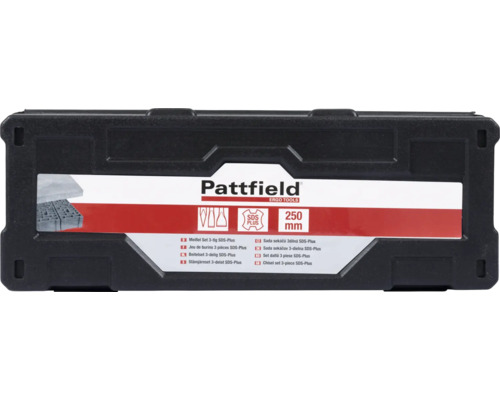 Pattfield Meißel Set 3-teilig SDS-Plus im Koffer
