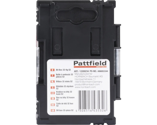 Pattfield Bit Box 32-teilig S2