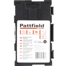 Pattfield Jeu de brosses en nylon 3 pièces manche rond