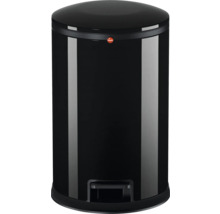 Poubelle à pédale Hailo Pure M 12 litres noir