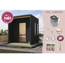 Aussensauna mit Zubehör und Expresslieferung