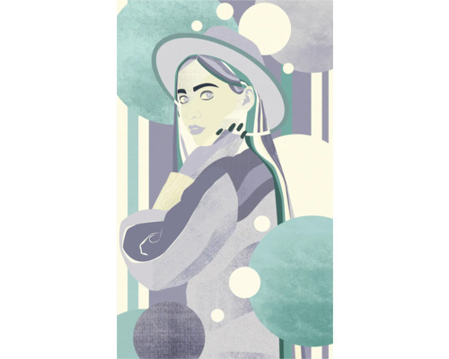 Illustration d''une personne portant un chapeau