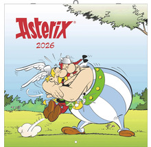 Asterix Kalender für 2026 mit Asterix und Obelix Motiv