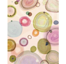 Illustration abstraite avec des formes circulaires