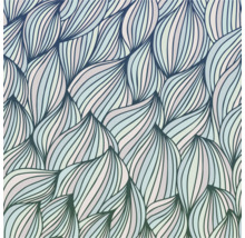 Motif abstrait de feuilles pour papier peint