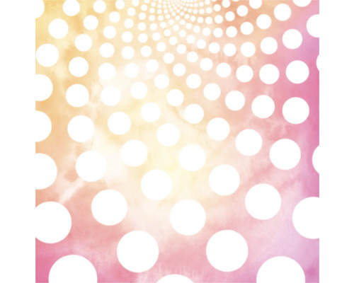 Motif abstrait de points sur fond coloré