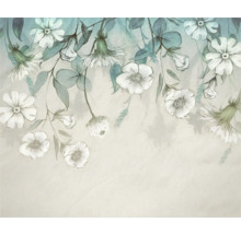 Papier peint décoratif à motif floral pour intérieurs élégants