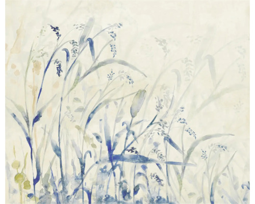 Illustration d''herbes sur papier peint