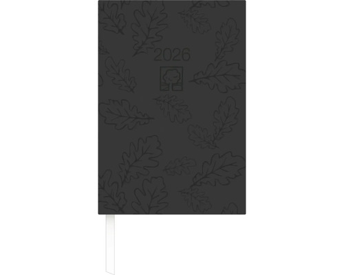 Agenda 2026 avec motif de feuilles