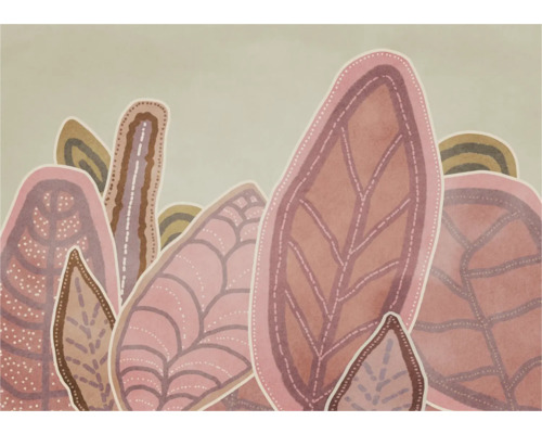 Illustration avec différentes feuilles