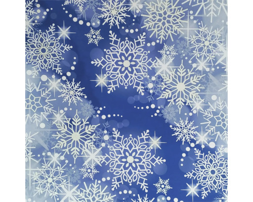 Illustration mit Schneeflockenmuster