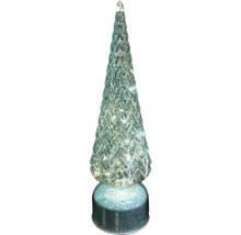 Figurine décorative de sapin de Noël en verre