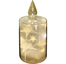 Boîte décorative en verre avec couvercle