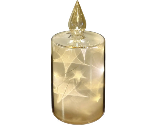 Boîte décorative en verre avec couvercle