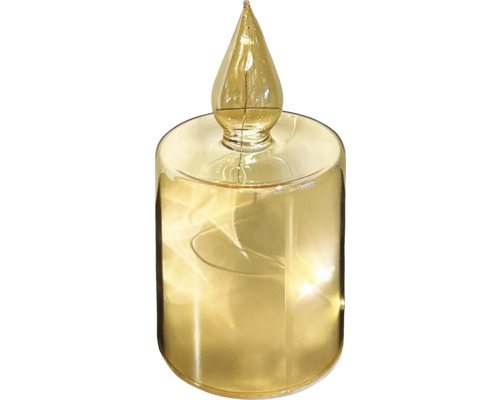 Lampe décorative en verre en forme de goutte