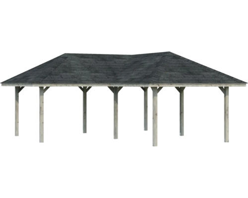 Pavillon en bois avec toit