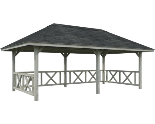 Pavillon de jardin en bois avec toit