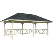 Pavillon de jardin en bois avec toit