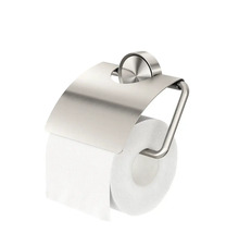 Porte-papier toilette en métal avec rouleau de papier toilette