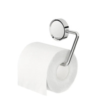 Porte-papier toilette en métal avec rouleau de papier