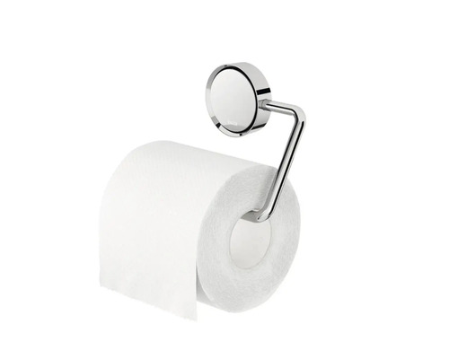 Porte-papier toilette en métal avec rouleau de papier