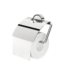 Support de papier toilette avec couvercle et rouleau de papier toilette