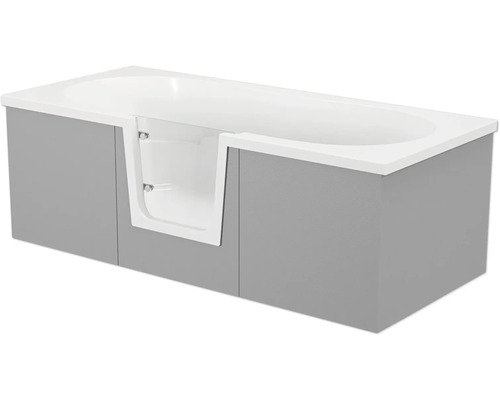 Baignoire avec porte pour un bain sans obstacle