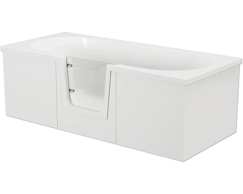 Badewanne mit Tür mittig Anschlag links SCHULTE Q2 75 x 170 cm alpinweiß glänzend mit Front- und rechter Seitenschürze D80007M1-5 Badewanne mit Tür mittig Anschlag links SCHULTE Q2 75 x 170 cm alpinweiß glänzend mit Front- und rechter Seitenschürze D80007M1-5
