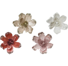 Fleurs artificielles décoratives avec des accents scintillants