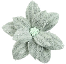 Dekorative Kunstblume mit glitzernden Akzenten