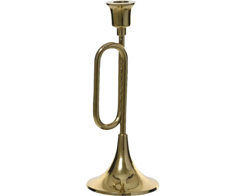 Bougeoir doré au design inhabituel